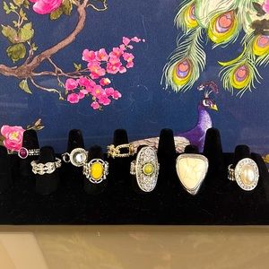 Boutique Wholesale Set of 8 Stretch Rings